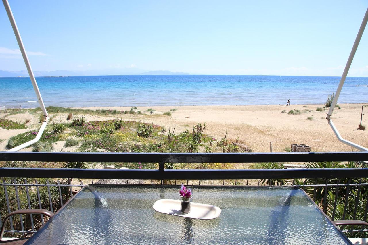 Nami Sea View Near Airport Apartment Loútsa Exterior foto