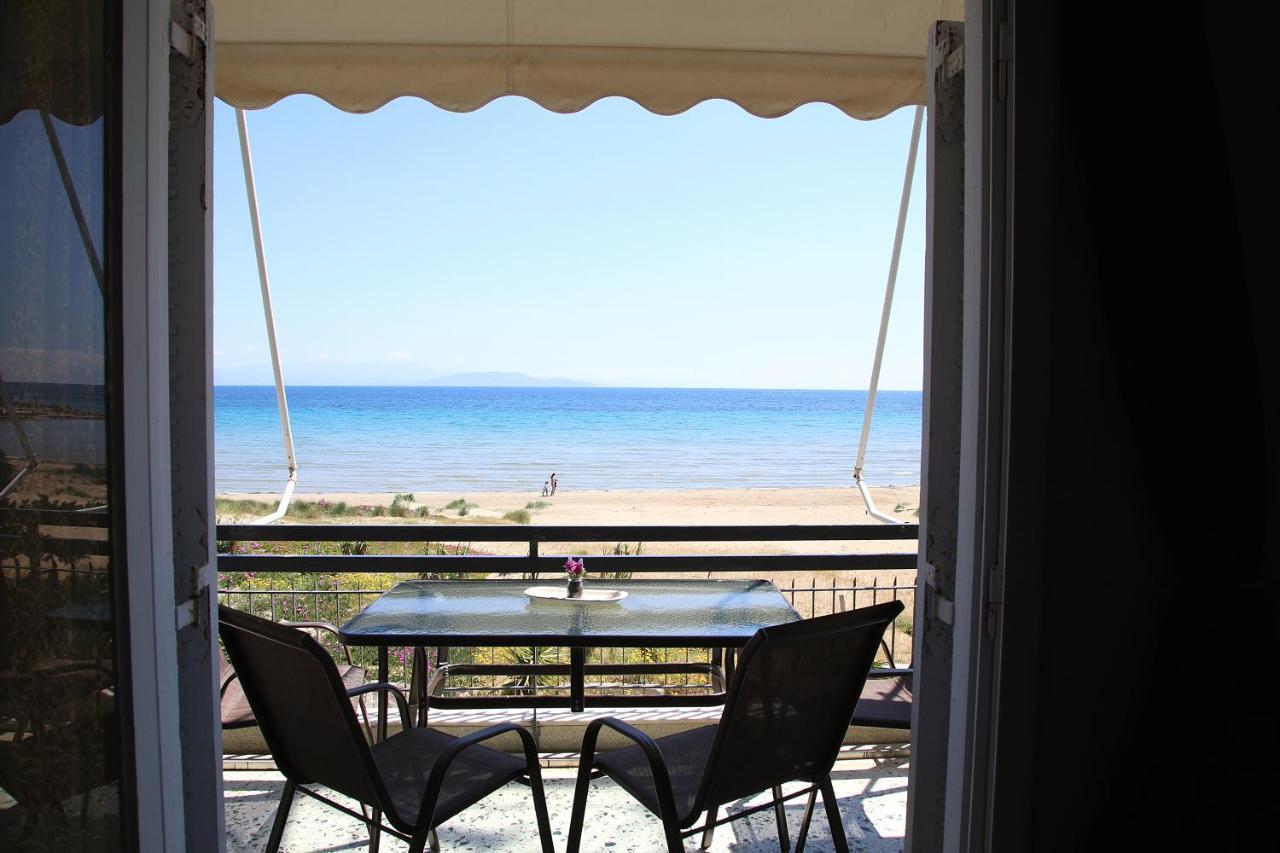 Nami Sea View Near Airport Apartment Loútsa Exterior foto